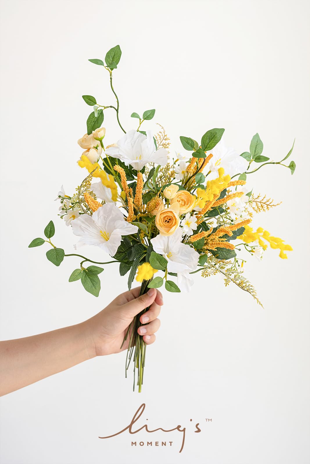 Ling'S Moment Artificial Greenery Stems Box Set, 30Pcs With 7 Kinds Of Faux Greenery Picks For Diy Bridal Bouquets Wedding Flora