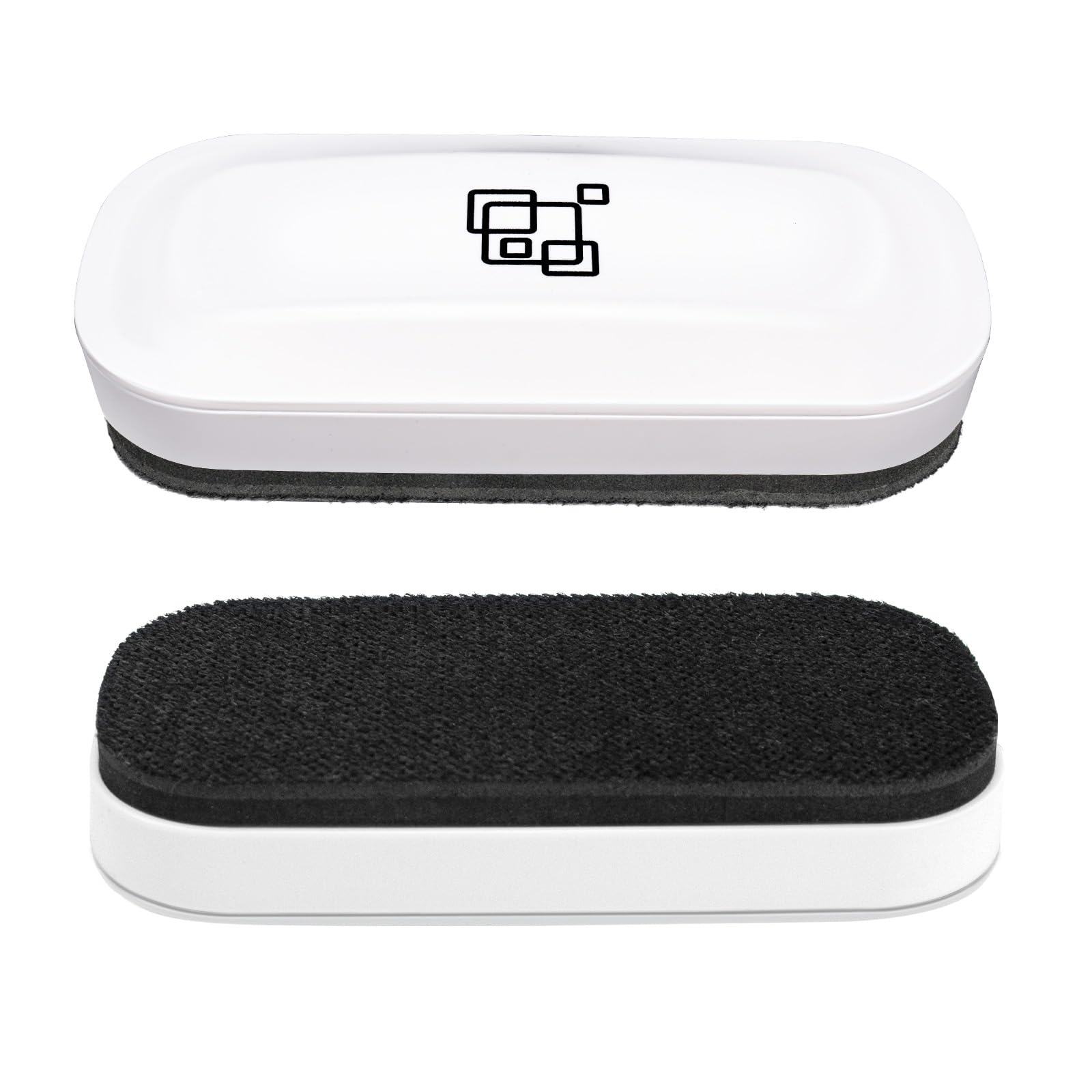 Maxtek Magnetic Dry Erase Eraser, 2 Pack, For Glass Board, Calendar, Whiteboard, Office And School Supplies (Pure White)