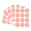 Starliboo Dot Stickers - 540 Colored Dots, 2 Inch Garage Sale Stickers, Writable & Removable (Morandi Pink)