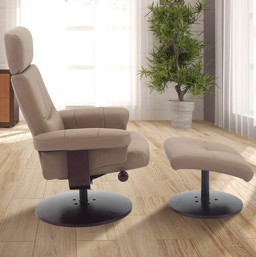 Mac Motion Roma Manual Recliner, Camel Polyurethane