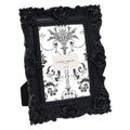 Laura Ashley 4x4 Gold Ornate Textured Hand-Crafted Resin Picture Frame with Easel & Hook for Tabletop & Wall Display, Decorative