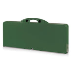 Oniva - A Picnic Time Brand - Folding Picnic Table - Camping Table - Outdoor Table With Umbrella Hole, (Hunter Green), 36 X 6 X 18, 54 X 33.7 X 26.25