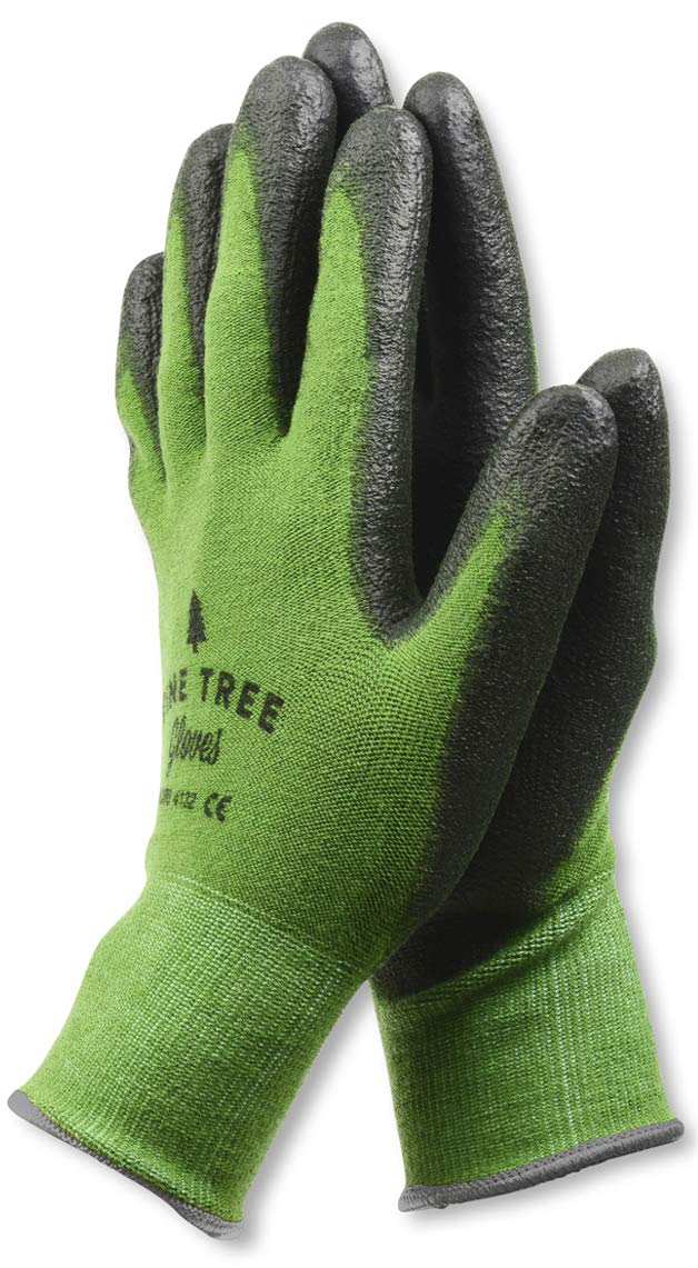 Pine Tree Tools Bamboo Gardening Gloves For Women & Men - Multi-Purpose Work Gloves - Breathable And Absorbent Bamboo Gloves - G