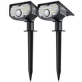 Aloftsun Solar Motion Sensor Outdoor Lights, 30 Leds Ip68 Waterproof Solar Motion Lights Outdoor, 3 Modes Solar Spot Lights Outd
