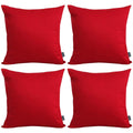 Thmyo 4-Pack 100% Cotton Comfortable Solid Decorative Throw Pillow Case Square Cushion Cover Pillowcase Sublimation Blank Christ
