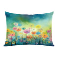 Pardick Satin Pillowcase For Hair And Skin, Watercolor Floral Dandelion Silk Pillowcase With Zipper, Soft Silky Pillow Cover Sta