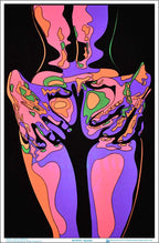 Squeeze (By Audrey Herbertson) Blacklight Poster - Authentic Flocked Poster With Blacklight-Reactive Printing - 23'' X 35''