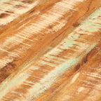 vidaXL Coffee Table Gray 26.8"x26.8"x11.8" Solid Reclaimed Wood