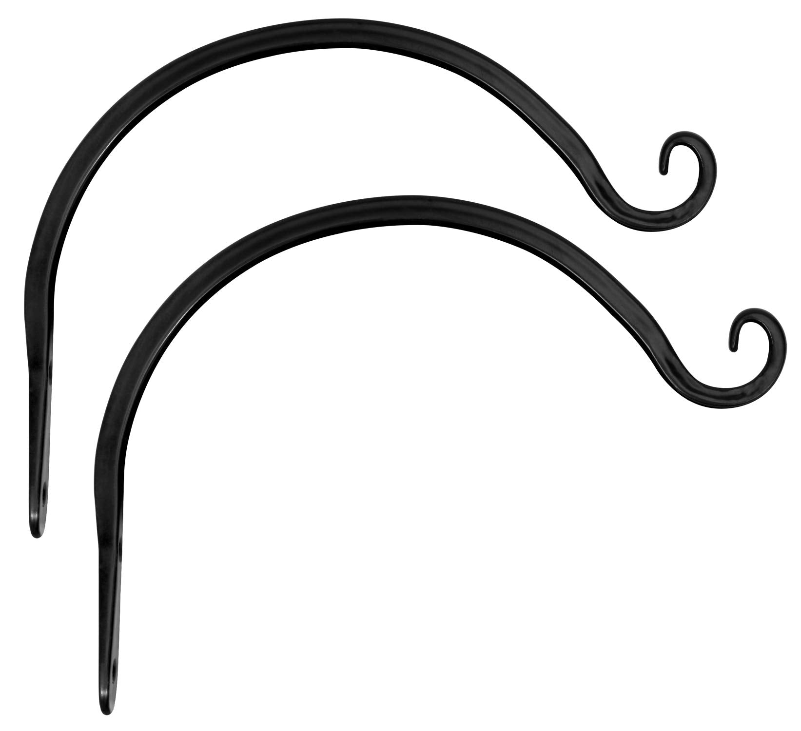 Mkono Hanging Plant Bracket Hook 8 Inch Curved Plant Hanger Indoor Outdoor For Flower Basket Bird Feeder Wind Chime Lanterns Yog