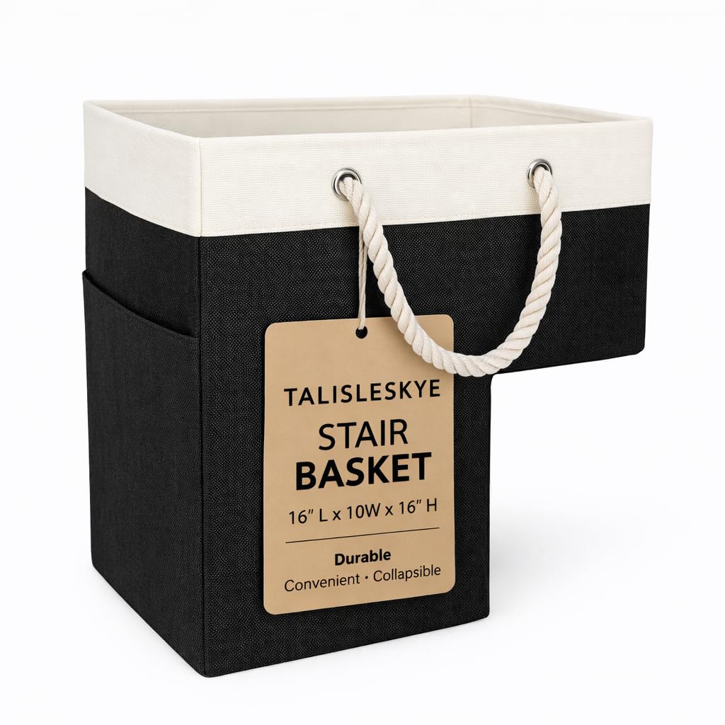 talisleskye Stair basket,Foldable staircase baskets