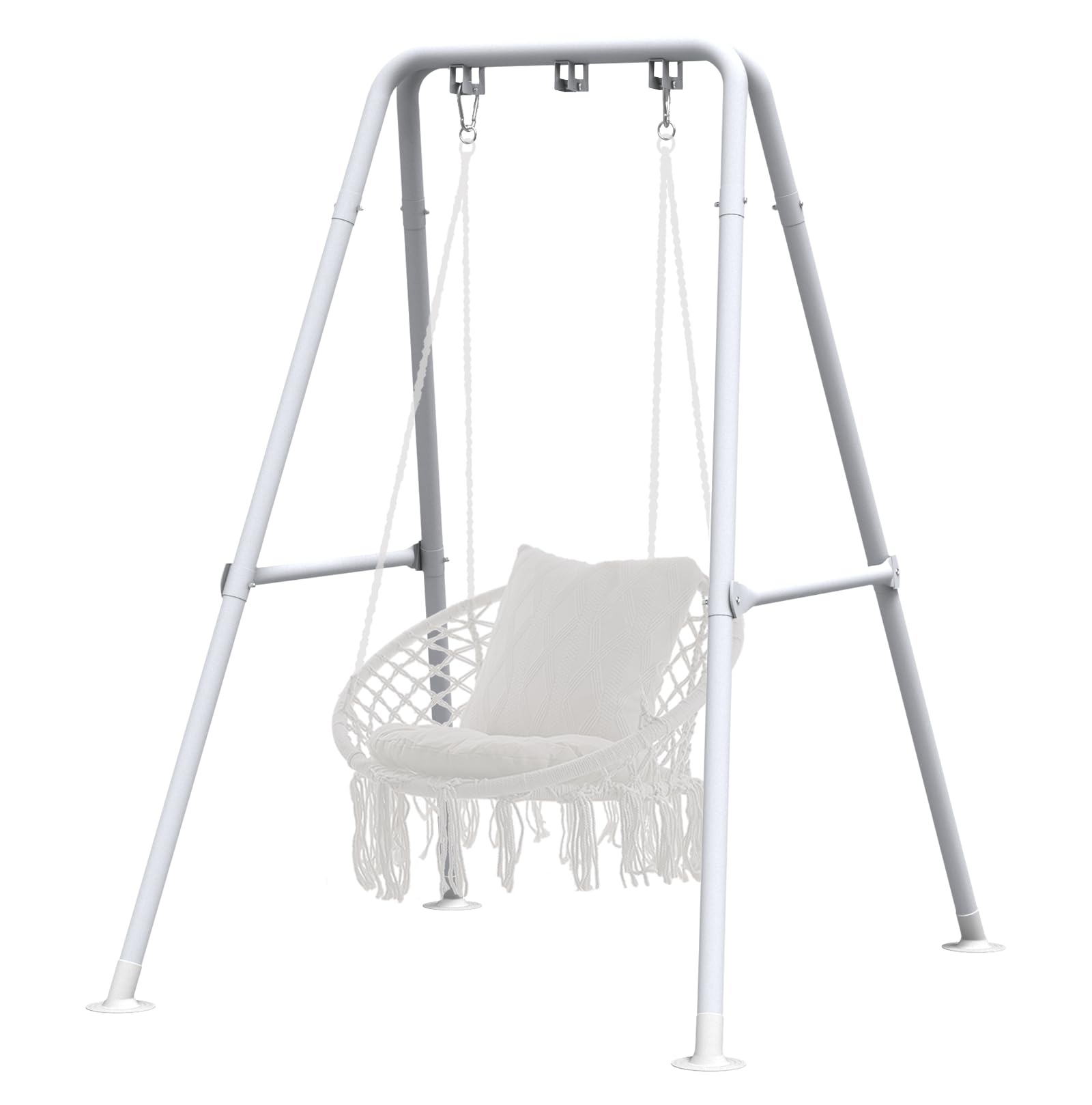 G Taleco Gear Hammock Chair Stand,Heavy-Duty Steel Hammock Stand,300Lbs Multi-Use Swing Stand For Outdoor Indoor,Hammock Chair N