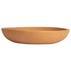 Creative Co-Op Large Terracotta Bowl, 2" - Natural Orange, Model DF0794