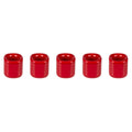 Mega Candles 5 pcs Red 1/2 Inch Diameter Ceramic Chime Ritual Spell Candle Holders, Great for Casting Chimes, Meditation, Ritual
