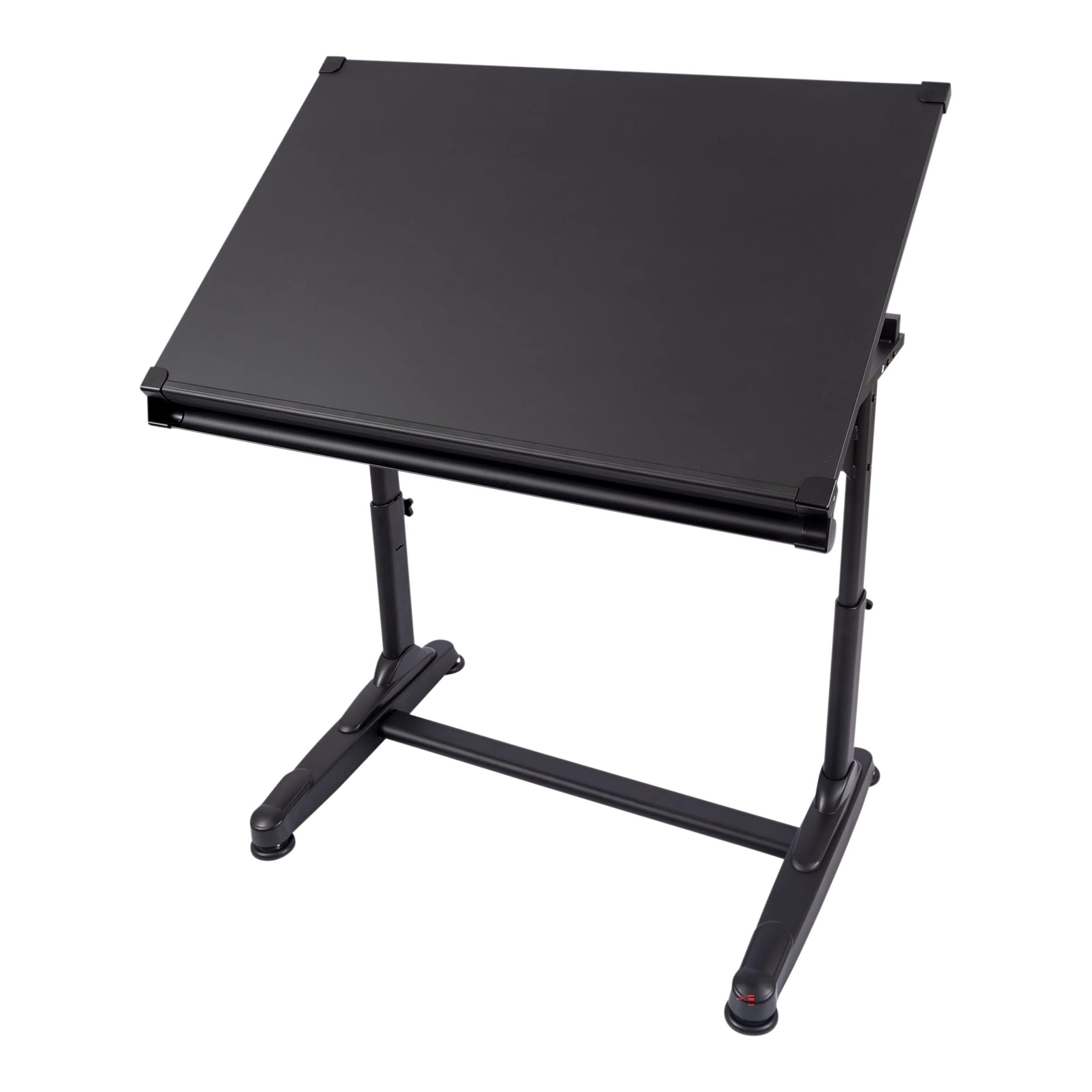 Stand Up Desk Store Adjustable Height And Angle Drafting Table Drawing Desk With Large Surface (Black Frame/Black Top, 40' W X 26' D)