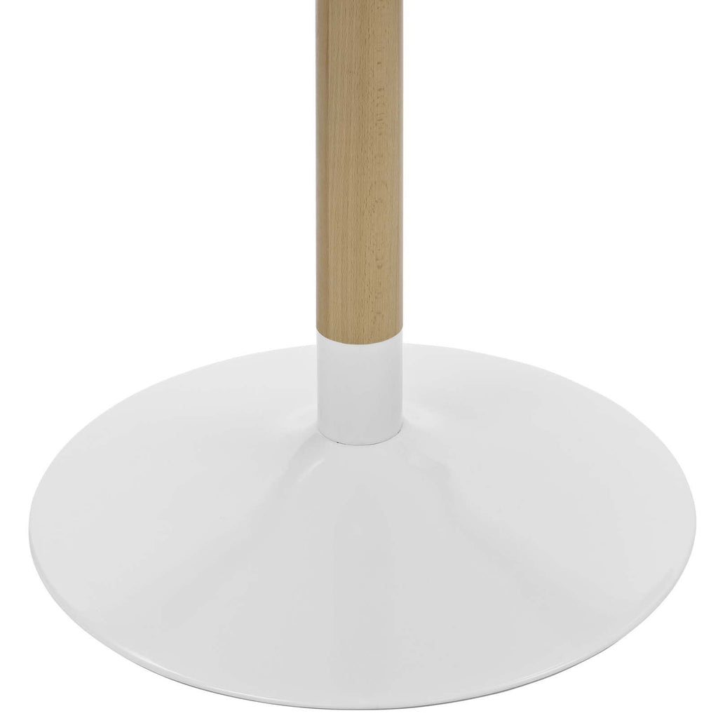 Modway Whirl 40" Contemporary Modern Round Kitchen And Dining Table In White
