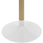 Modway Whirl 40" Contemporary Modern Round Kitchen And Dining Table In White