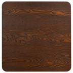 vidaXL Elegant Bistro Table - Light Brown MDF with Black Steel Leg and Base, Ideal for Home, Restaurant, and Bar