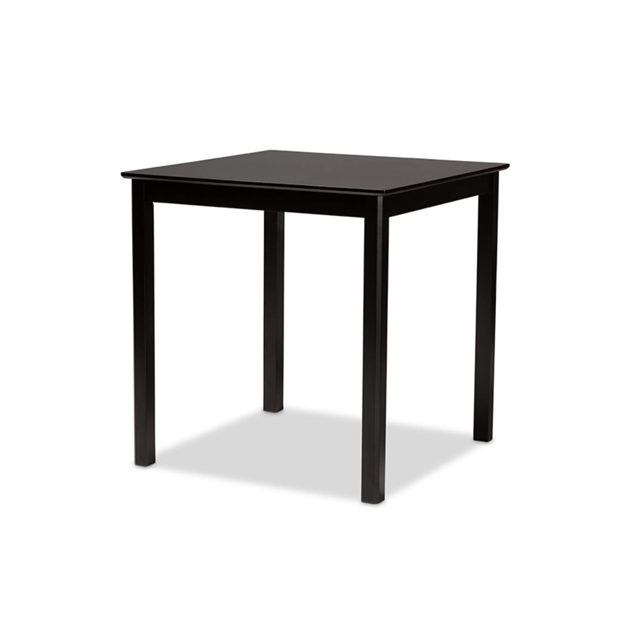 Baxton Studio Fenton Modern and Contemporary Transitional Two-Tone Dark Brown and Walnut Brown Finished Wood 5-Piece Pub Set