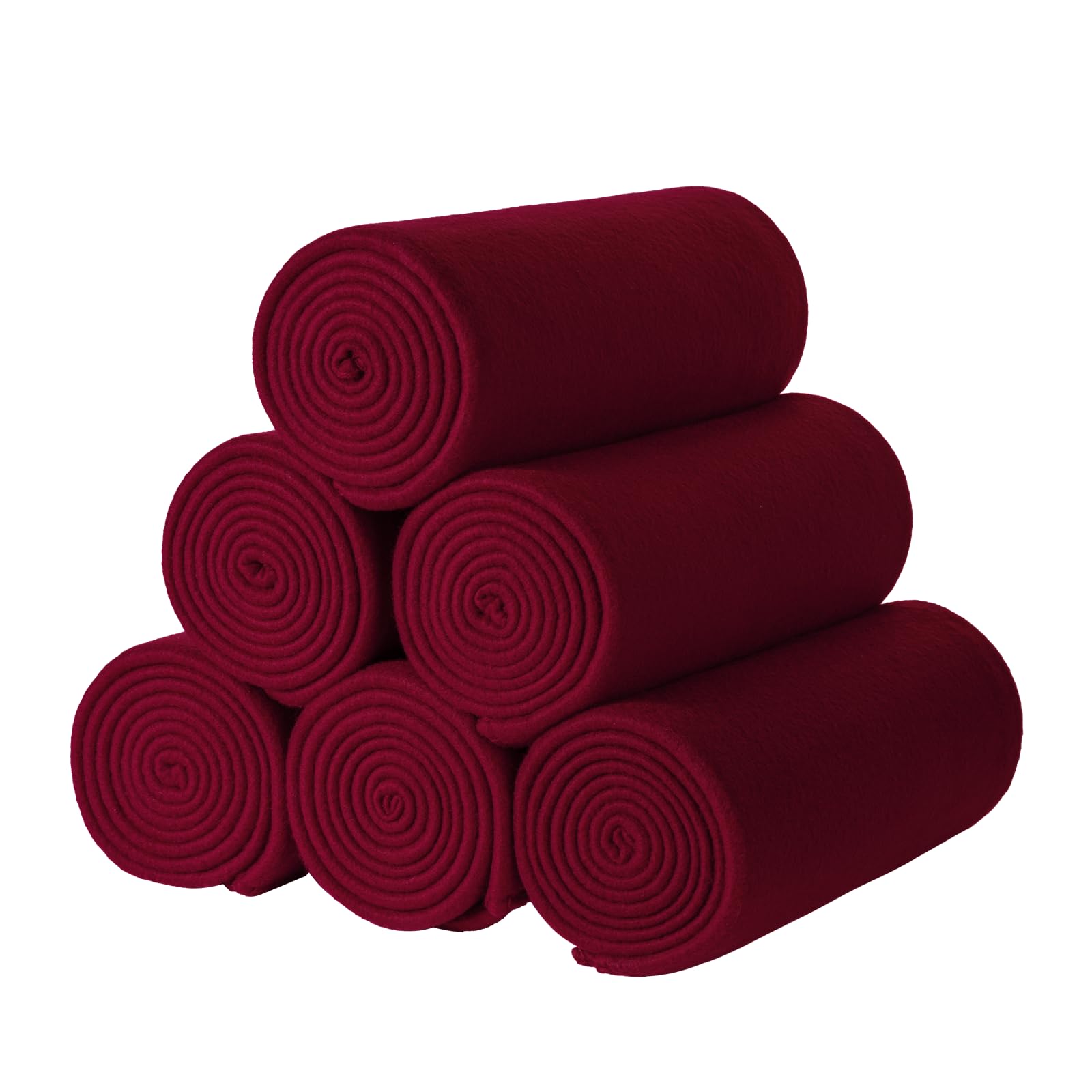 Cai Teng Fleece Throw Blanket 6 Pack Blankets Bulk Soft Lightweight Kid Blanket Cozy Small Blanket 50 X 60 Solid Pet-Friendly Be