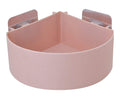 Jellex Kitchen And Bathroom Storage Organiser Triangle Shelf  With Suction Cup Mounting