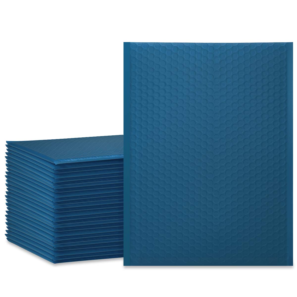 Ucgou Bubble Mailers 10.5X16 Inch Navy Blue 25 Pack Poly Padded Envelopes Large #5 Mailing Packages Opaque Packaging Postal Self
