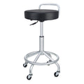 Seville Classics Modern Ergonomic Pneumatic Height Adjustable 360-Degree Swivel Stool Chair, for Drafting, Office, Home, Garage,