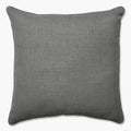 Pillow Perfect Rave Solid Indoor/Outdoor Floor Pillow Plush Fill, Weather And Fade Resistant, Floor - 25' X 25', Grey,