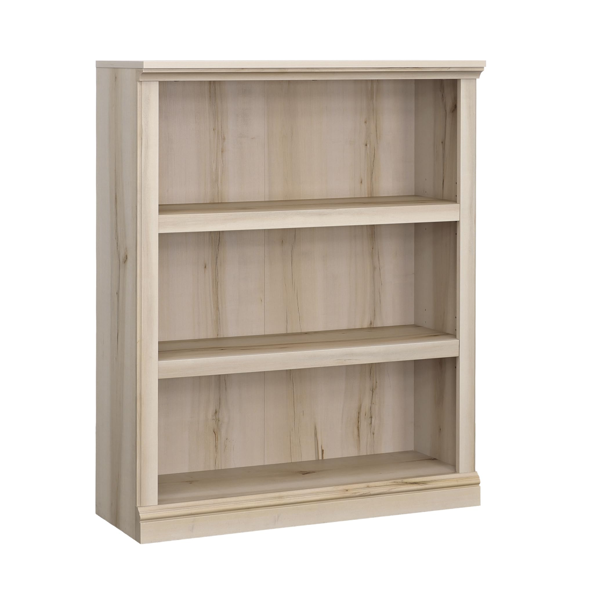 Sauder Miscellaneous Storage 3-Shelf Display Bookcase, Pacific Maple Finish
