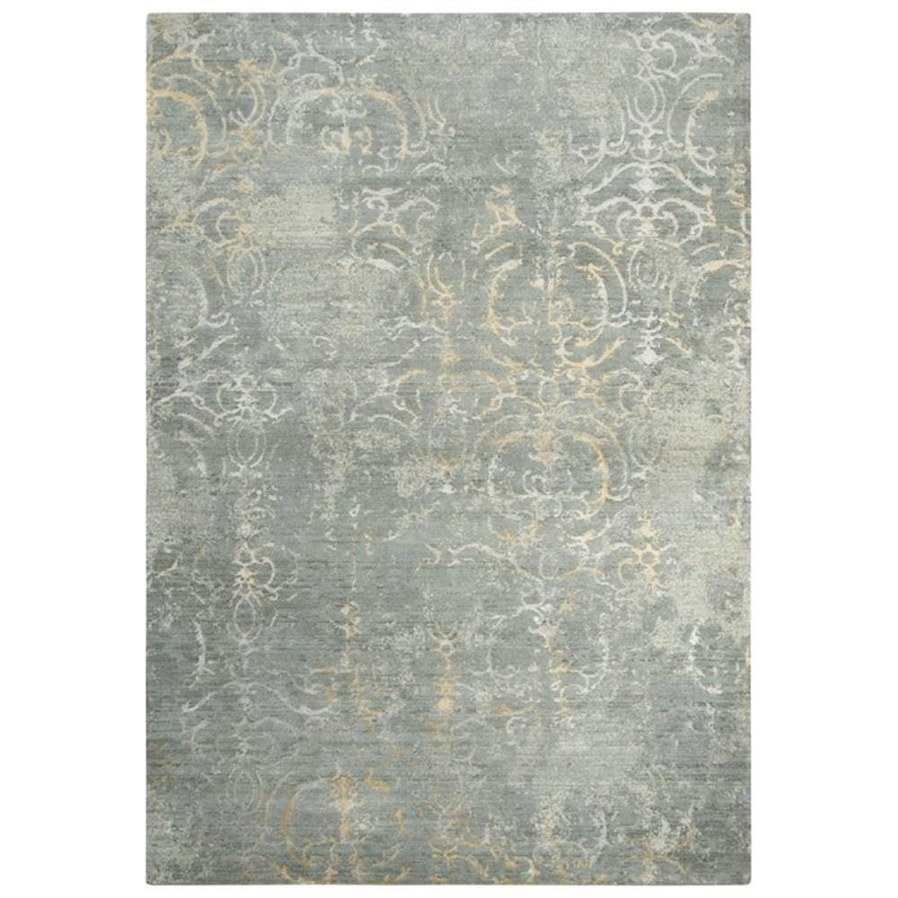 Rizzy Home Alora Decor Essential 8' X 10' Scroll Gray/Ivory Hybrid Area Rug