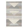 Kosas Home Tierney 60 x 96 Geometric Polyester Fabric Area Rug in Gray