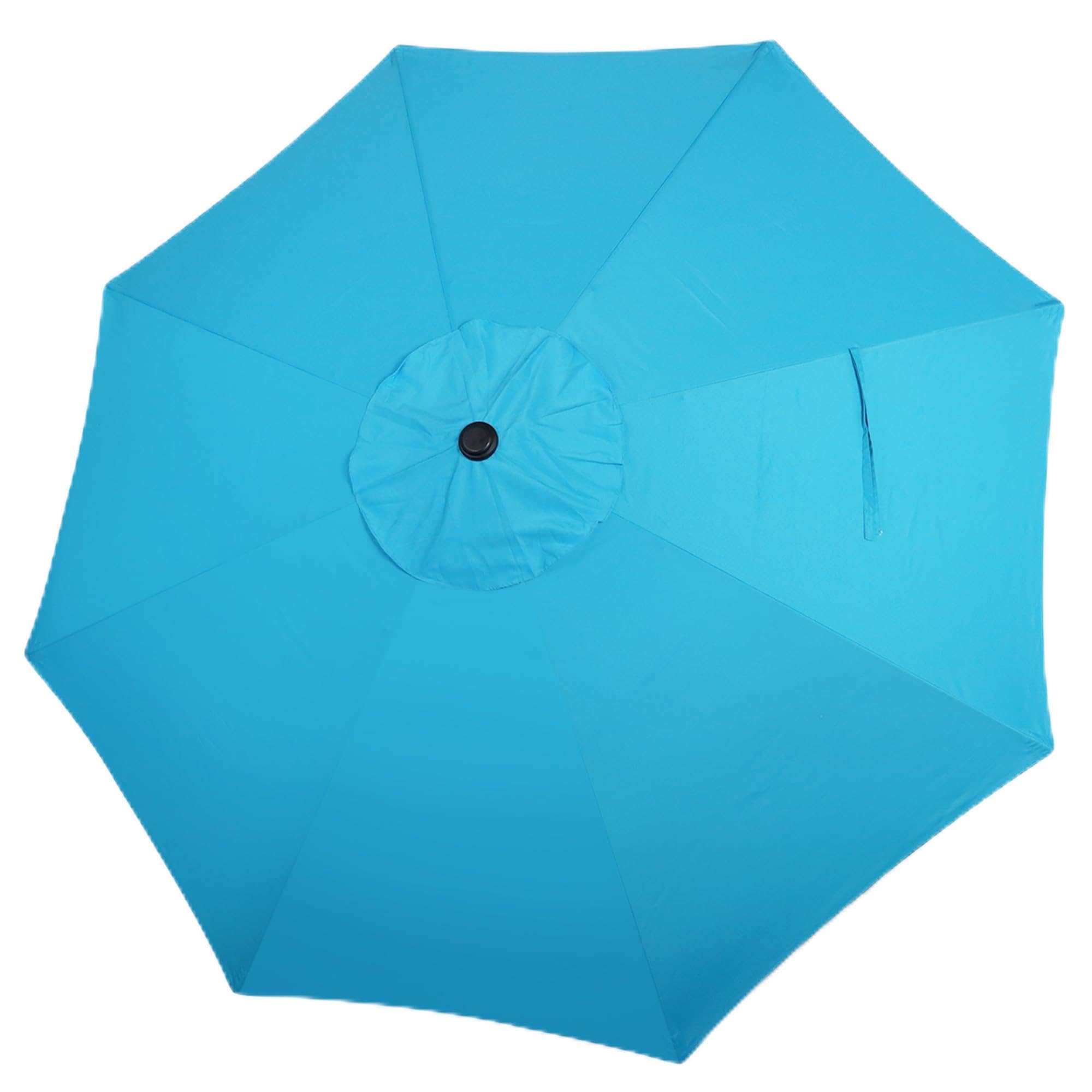 Blissun 9Ft Patio Umbrella Replacement Canopy, Market Umbrella Top, Outdoor Table Umbrella Canopy For 8 Ribs, Canopy Only (Light