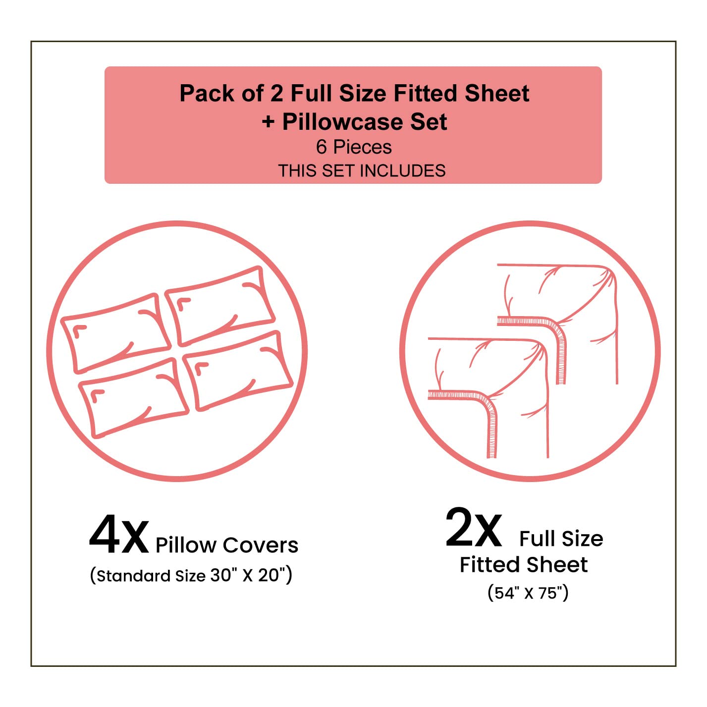 Ambesonne Leopard Print Fitted Sheet & Pillow Sham Set, Skin Pattern Of A Wild Savannah Animal Powerful Panther Big Cat, Decorat