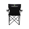 VICTORYSTORE Farmhouse Fraternity Chair with Carry Bag Outdoor Black Camping Chair