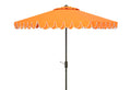 SAFAVIEH PAT8006O Outdoor Collection PAT8006 Umbrella, Orange