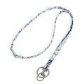 Vera Bradley Women'S Cotton Breakaway Lanyard, Perennials Gray - Recycled Cotton, One Size