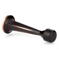 Ilyapa Solid Door Stops - 10 Pack 2 ? Inch Heavy Duty Door Stop - Traditional Solid Door Stop - Oil Rubbed Bronze With Rubber Bu