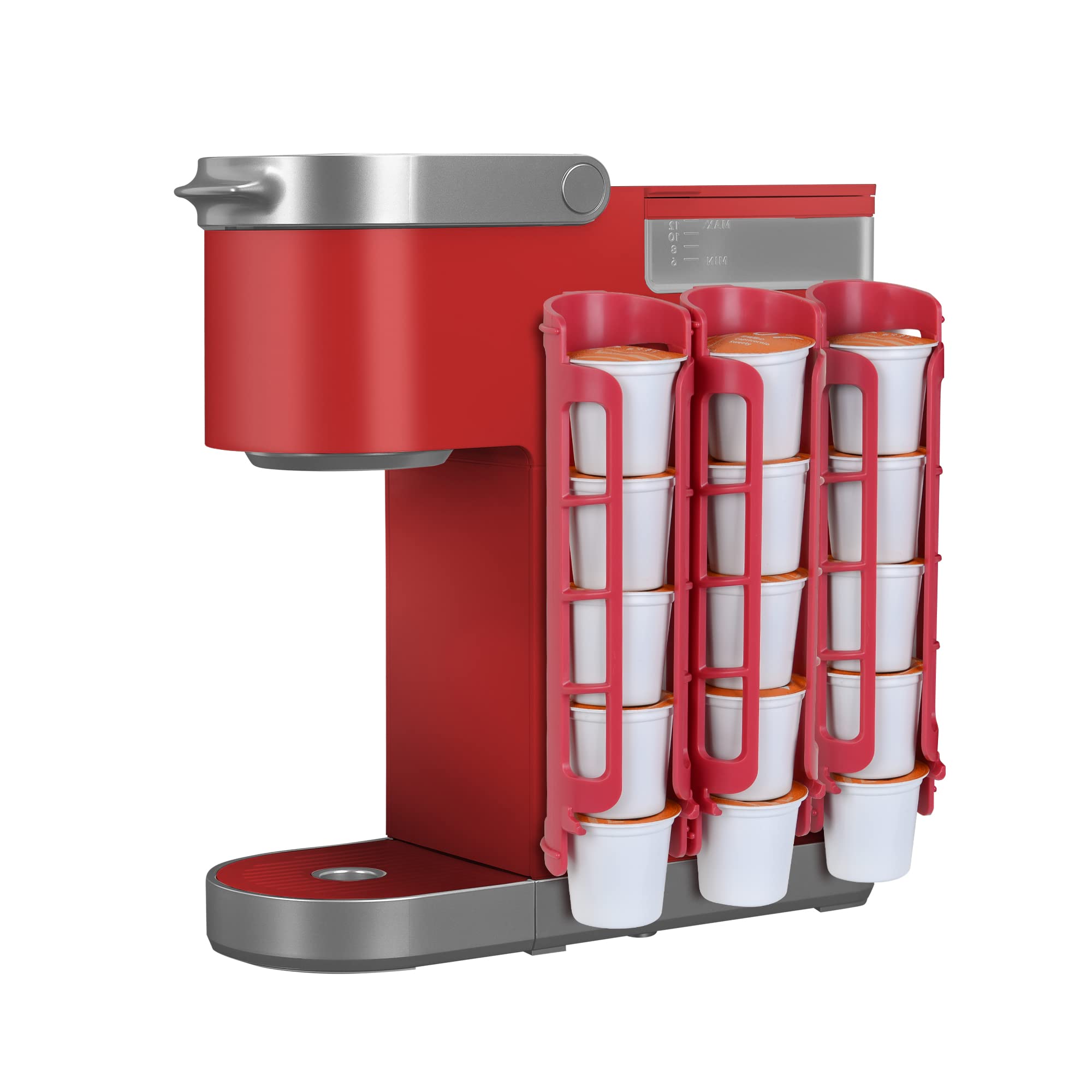 STORAGENIE K Cup Holders, Coffee Pod Holder for Kerig Kcup, Side Mount K Cup Storage, Coffee Pod Organizer, Perfect Counters Sma