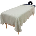 Harmony Cotton Spa And Massage Table Blanket By Body Linen. 100% Cotton, 66 By 90 Inches. Soft, Warm And Stylish. Machine Washab