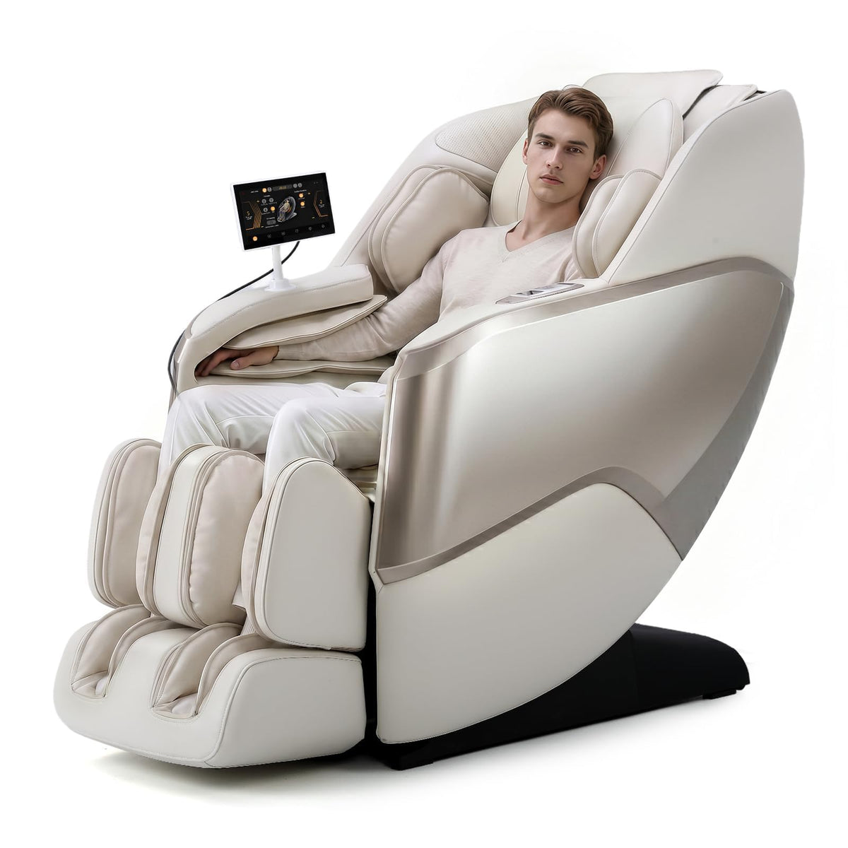 4D Full Body Massage Chair Zero Gravity,Smart PressureSensing,55 SLTrack