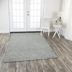 Rizzy Home Alora Decor Emerson 5' X 8' Diamond Grey/Gray/Rust/Blue Hand-Tufted Area Rug