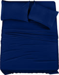 Utopia Bedding Queen Bed Sheets Set - 4 Piece Bedding - Brushed Microfiber - Shrinkage And Fade Resistant - Easy Care (Queen, Ro