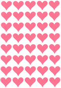 Valentine'S Day Heart Stickers 3/4 Inch Scrapbooking Sticker Sheets Love Embellishments Pink Labels 19Mm - 4320 Pack By Royal Gr