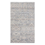 Kosas Home Hoeft 24 x 36 Transitional Polyester Fabric Area Rug in Gray
