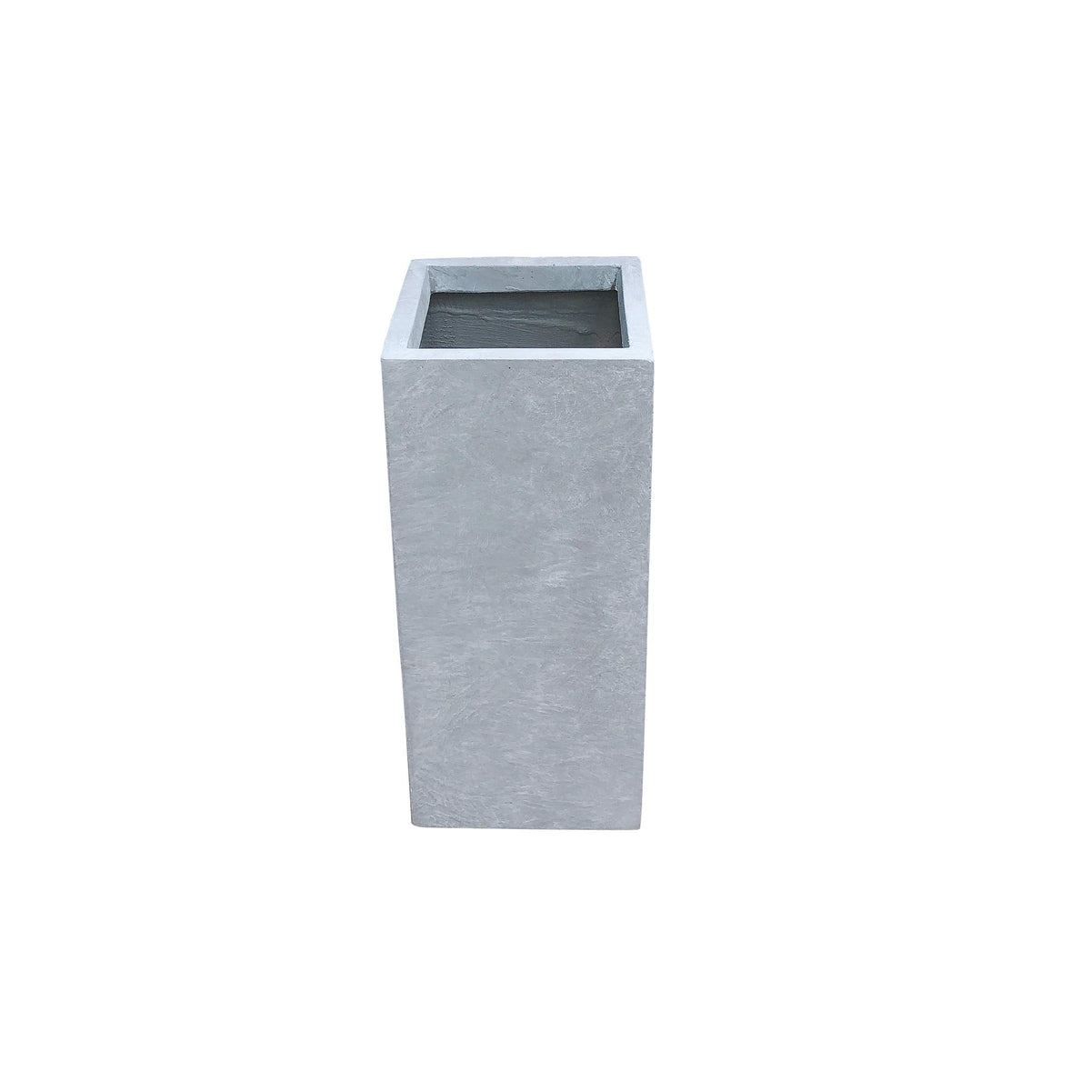 Kante Rf0002A-C60611 Lightweight Concrete Modern Rectangle Outdoor Planter, Slate Gray
