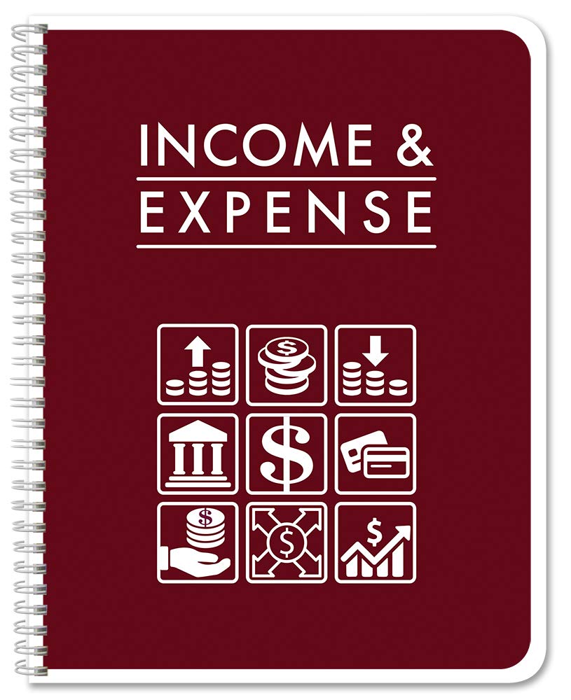 Bookfactory Income And Expense Log Book /Tracker/Small Business Ledger Book/Accounting & Bookkeeping Ledger Log Book/Logbook 108