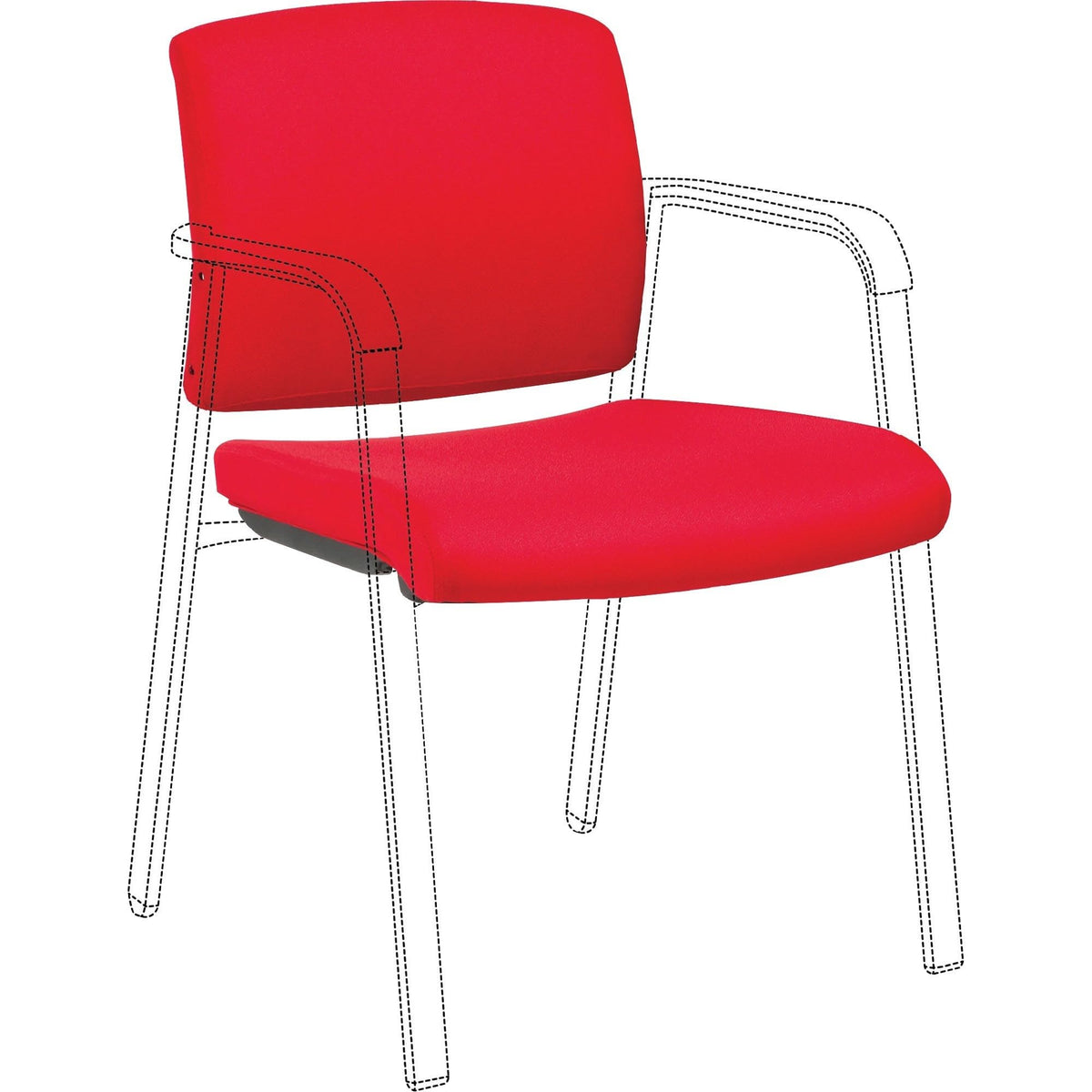 Lorell - Llr30949 - Stackable Chair Upholstered Back/Seat Kit