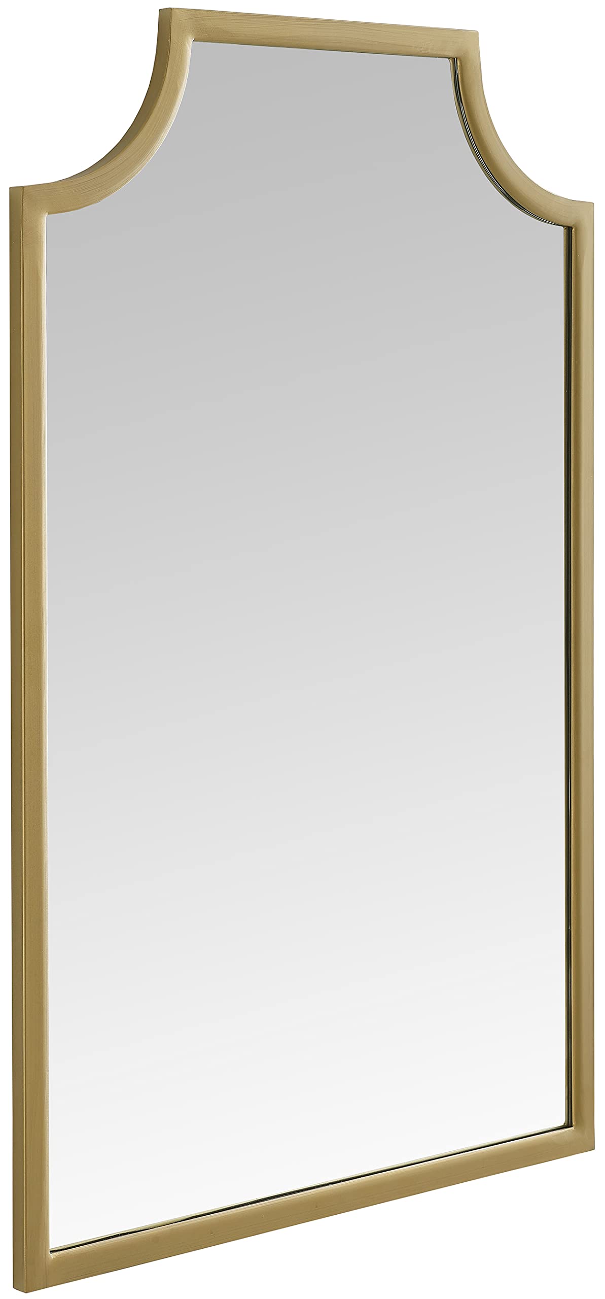 Crosley Furniture Aimee Mirror for Bathroom, Hallway, or Entryway, Gold