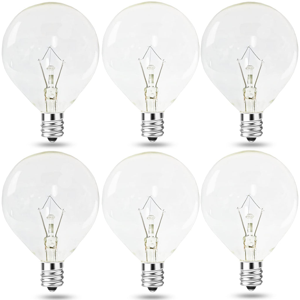 MEQIQTEK Scents Light Bulbs for Warmer - 25 Watt Bulb for Full Size Wax Melt Warmers, Replacement Bulb for Wax Warmer Burner Can