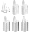 Pairswind 50 Packs Card Display Stand, 2.2 inch Acrylic Easel Mini Card Stand for Sports Graded Trading Baseball Football Card