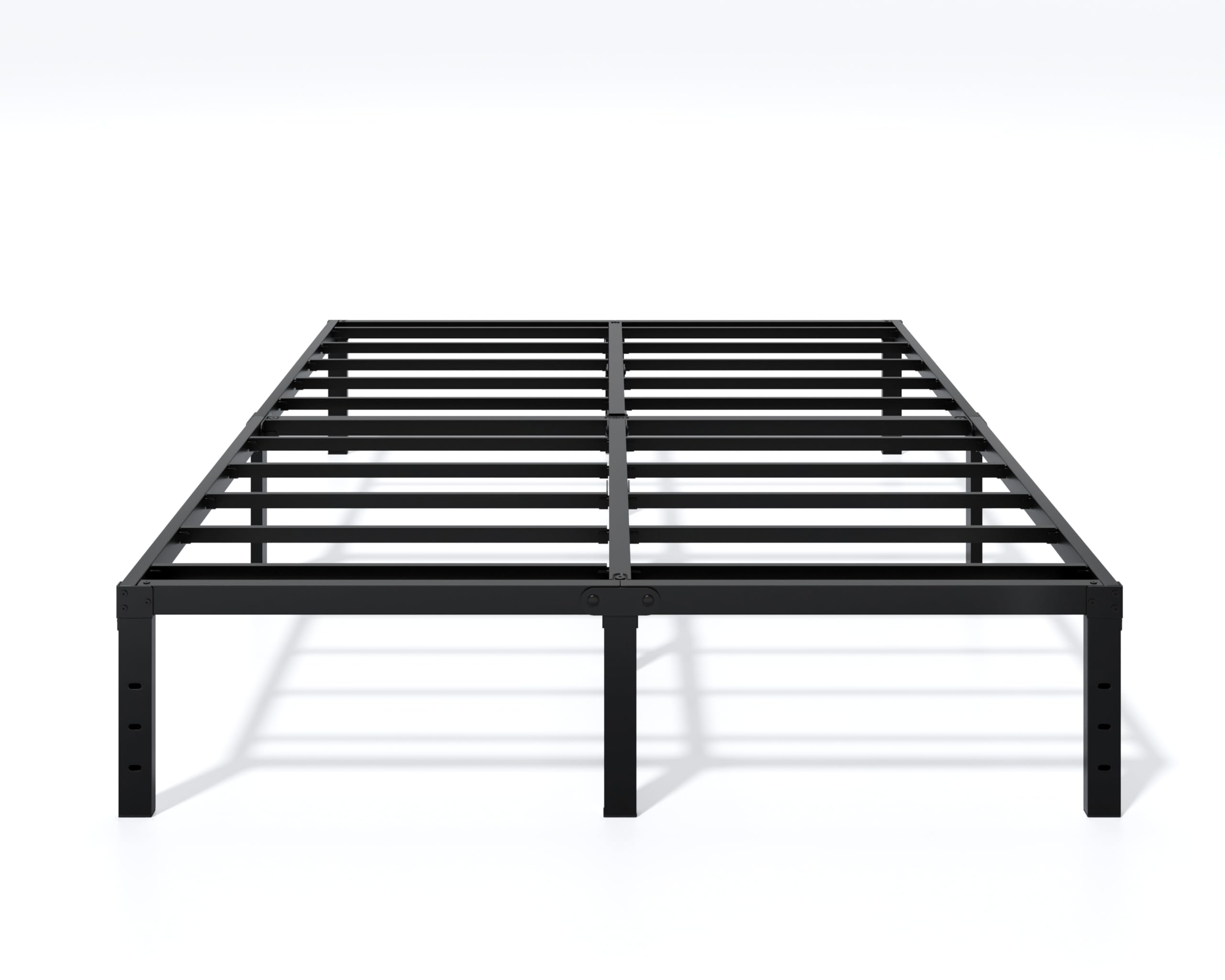 LUMUNANCE Metal Bed Frame King Size - 14 Inch Heavy-Duty King Platform Bed Frame No Box Spring Needed, Easy Assembly, Noise-Free